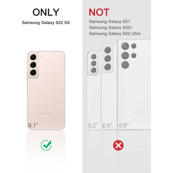 SHILIU-for Samsung Galaxy S22 Case, [Built in Screen Protector and Kickstand] Heavy Duty Military Grade Protection Shockproof Protective Cover for Samsung Galaxy S22 5G,Peony Pink