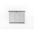 thumbnail image 2 of NovaSolo Halifax Accent 2 Basket Buffet in Pure White and Dark Wood, 2 of 23
