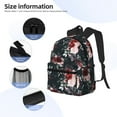 thumbnail image 3 of Fotbe Watercolor Floral Mochila Ligera Casual para Laptop para Hombres y Mujeres, Mochila Impermeable de Uso Diario, Mochila para Universidad, 3 of 6