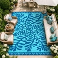 thumbnail image 2 of Wonnitar 9'x12' Extra Large Outdoor Rug Patio Waterproof,Reversible Camping Rugs Plastic Straw Rv Rugs for Outside Under Awning,Portable Lightweight 9x12ft Carpet for Backyard, 2 of 9
