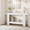 White, variant on EastVita 63-Inch Entryway Console Table, Frame-Style Sofa Table, Particle Board, Gray