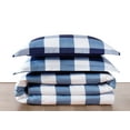 thumbnail image 5 of Truly Soft Everyday Buffalo Plaid 2-Piece Twin XL Duvet Set in Navy Blue, Polyester , Adult, All Season, OEKO-TEX Certified, 5 of 8