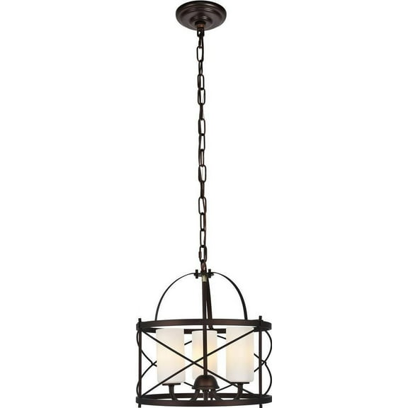 WREN Pendant Transitional Dark Copper Brown White Black Brass Cream Pine Gray