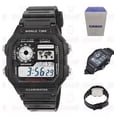 thumbnail image 3 of Reloj Casio Digital Ae1200 1a Correa Negra Wr100 Correa Negro Bisel Negro Fondo Negro, 3 of 8