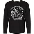 thumbnail image 3 of Inktastic Summer Vacation Mode Cape Charles Beach Virginia Long Sleeve T-Shirt, 3 of 5