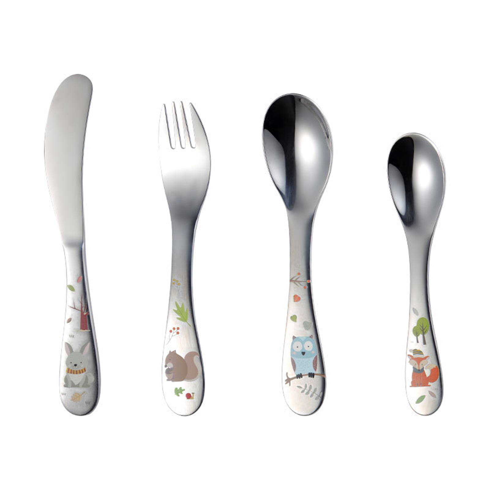 NEW THE FIRST YEARS DISNEY PRINCESS MOUSE FORK & SPOON 9 MONTHS STAINLESS STEEL 