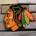 thumbnail image 1 of 12 in. Chicago Blackhawks Steel Logo, 1 of 1