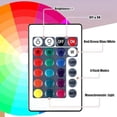 thumbnail image 4 of 12 Pcs Christmas 3D Night LED Lamp Base Gift 16 Colors LED Light Display Base with Remote Control USB Cable Lamp Base, 4 of 7