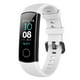 thumbnail image 5 of Correa de muñeca de silicona con hebilla de acero para Huawei Honor Band 5/4 (Blanco), 5 of 6