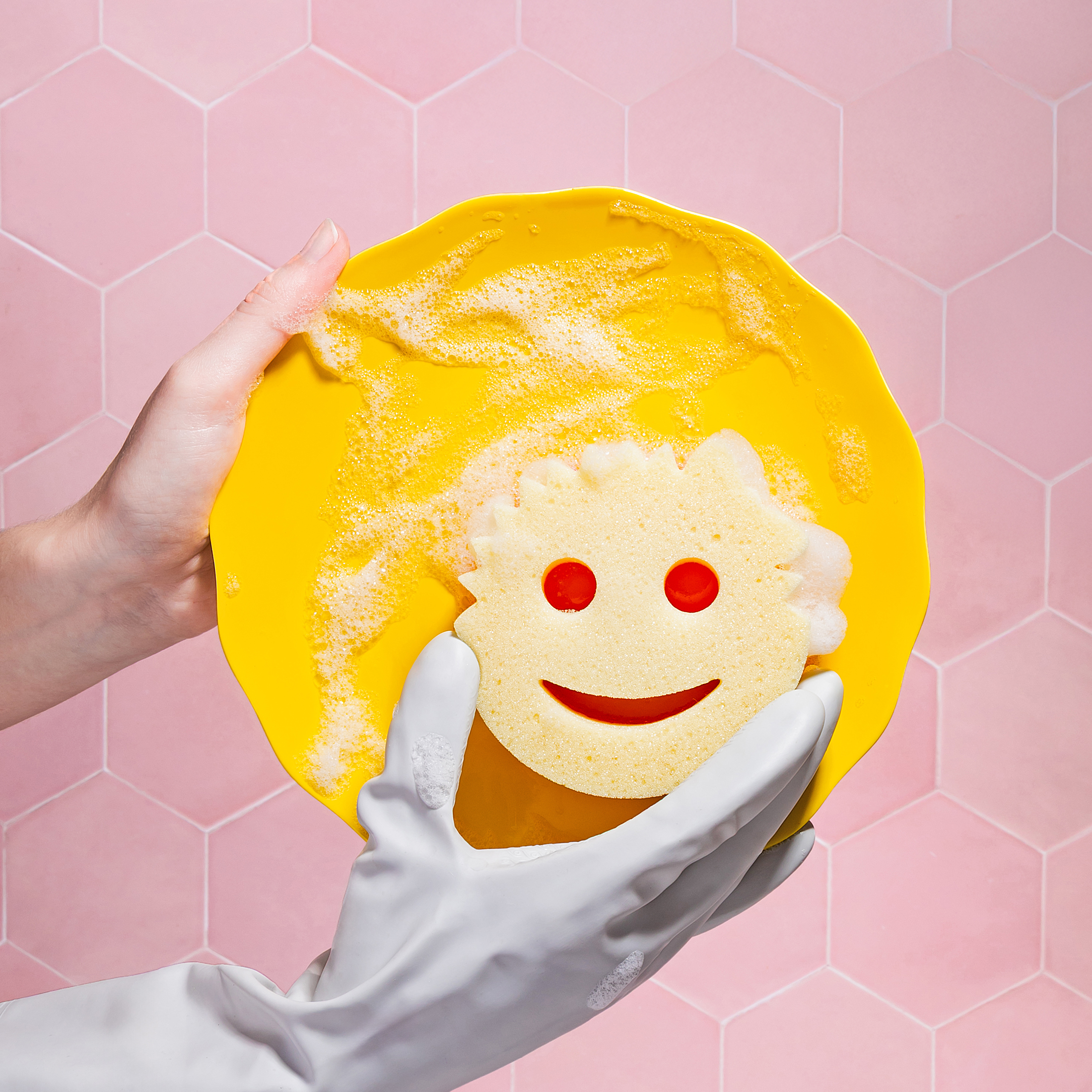 Scrub Daddy Scrub Mommy Non-Scratch Sponges, 3 Pack photo 3