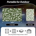 thumbnail image 6 of SIXHOME Outdoor Rug with LED Strip Lights 8'x10' Waterproof Patio Rug Reversible Indoor Outdoor Rug Lightweight Plastic Straw Rug for RV Camping Deck Balcony Boho Porch Decor Green, 6 of 8
