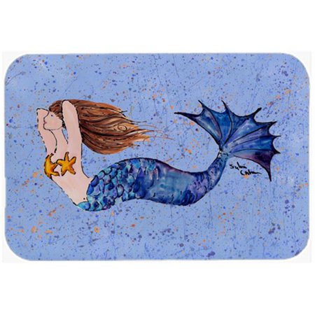 

15 x 12 in. Mermaid Glass Cutting Board - Large
