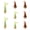 B, variant on UJMNHYGT Cat Feather Toy Cotton Tumbler with Cat Teaser, Interactive Wobble Starter Toy for Kittens Indoor Cats, Self Righting Chaser for Kitchen Living Room Home Apartment Corner Alone Play