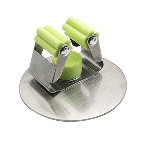 

Mop and Broom Holder Heavy Duty Non-slip Garden Sports Equipment Garage Storage Systems Broom Organizer * - Green 1