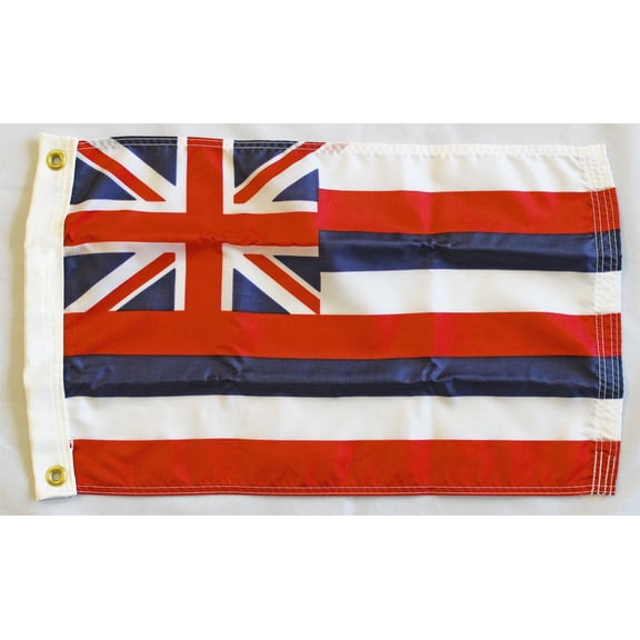 Hawaii - 12"X18" Nylon Flag
