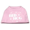 Pet Dog Cat Shirt Screen Printed, "Bed Hog"