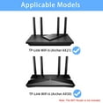 thumbnail image 3 of yeacher 1 Pack Acrylic Wall Mount Bracket Compatible with TP-Link WiFi 6 Router AX1800 (Archer AX21) / AX3000 (Archer AX50), Transparent, 3 of 7