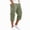 AL12-Green, variant on 3/4 Capri Long Cargo Shorts For Men Below Knee 13 Inches Pants Casual Hiking Work Outdoor Cropped With Pockets Light Green XL