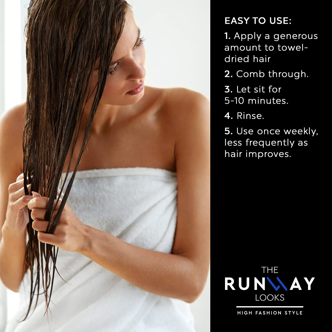 The Runway Looks Restorative Hair Mask With Shea Butter & Argan Oil (4oz)