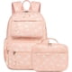 thumbnail image 1 of Mochila Bluboon de Pana para Niñas 31x16x42 cm con Lonchera, 1 of 9