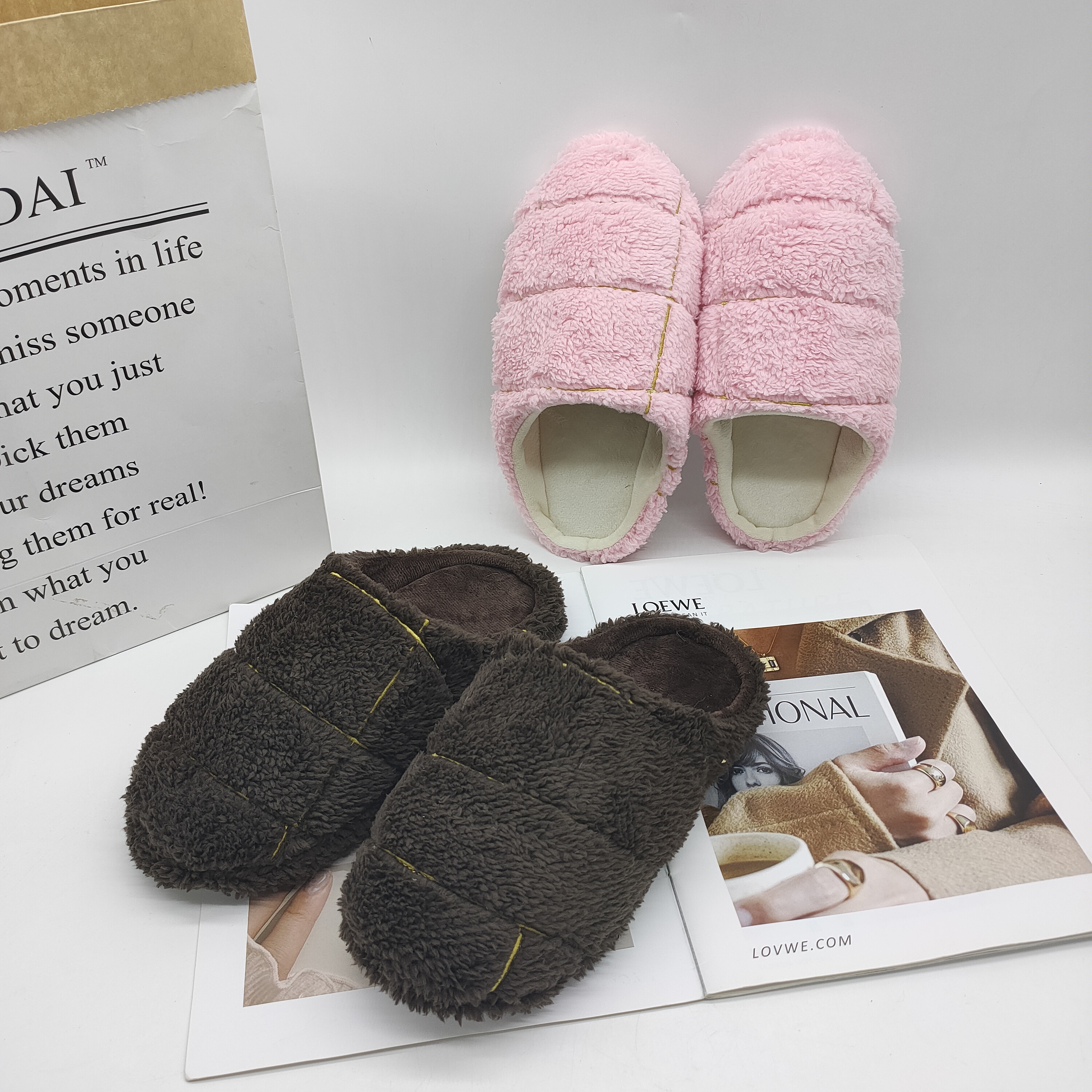 Pan Dulce pantuflas concha slippers