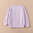 thumbnail image 7 of Kids Boy Sweatshirt Long Sleeve Purple Sweatshirt Girls Crewneck Pullover Tops Fall Clothes Toddler Girl Clothes 9-10 Years, 7 of 7