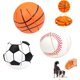 thumbnail image 1 of 3 piezas de juguete para mascotas Bola de platillo volador, Bola de platillo volador resistente e impermeable para perros, Formas intercambiables Juguetes interactivos para perros para diver, 1 of 5