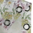 thumbnail image 4 of Ambesonne Floral Grommet Curtain, Rose Petals Sakura Lily, 50" x 72", Fern Green Pale Pink, 4 of 6