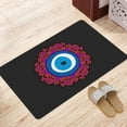 thumbnail image 2 of Nazar Amulet Turkish Oriental Eye Rugs Doormat, Non-Slip Machine Washable Carpets Floor Door Mat , 36" x 24", 2 of 7