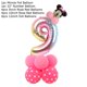 thumbnail image 3 of Juego de 14 globos de aluminio de Minnie rosa de Disney, regalos de cumpleaños para niñas, decoraciones para fiestas, edad 1, 2, 3, 4, 5, 6, 7, 8, 9, suministros para globos con números, 3 of 5