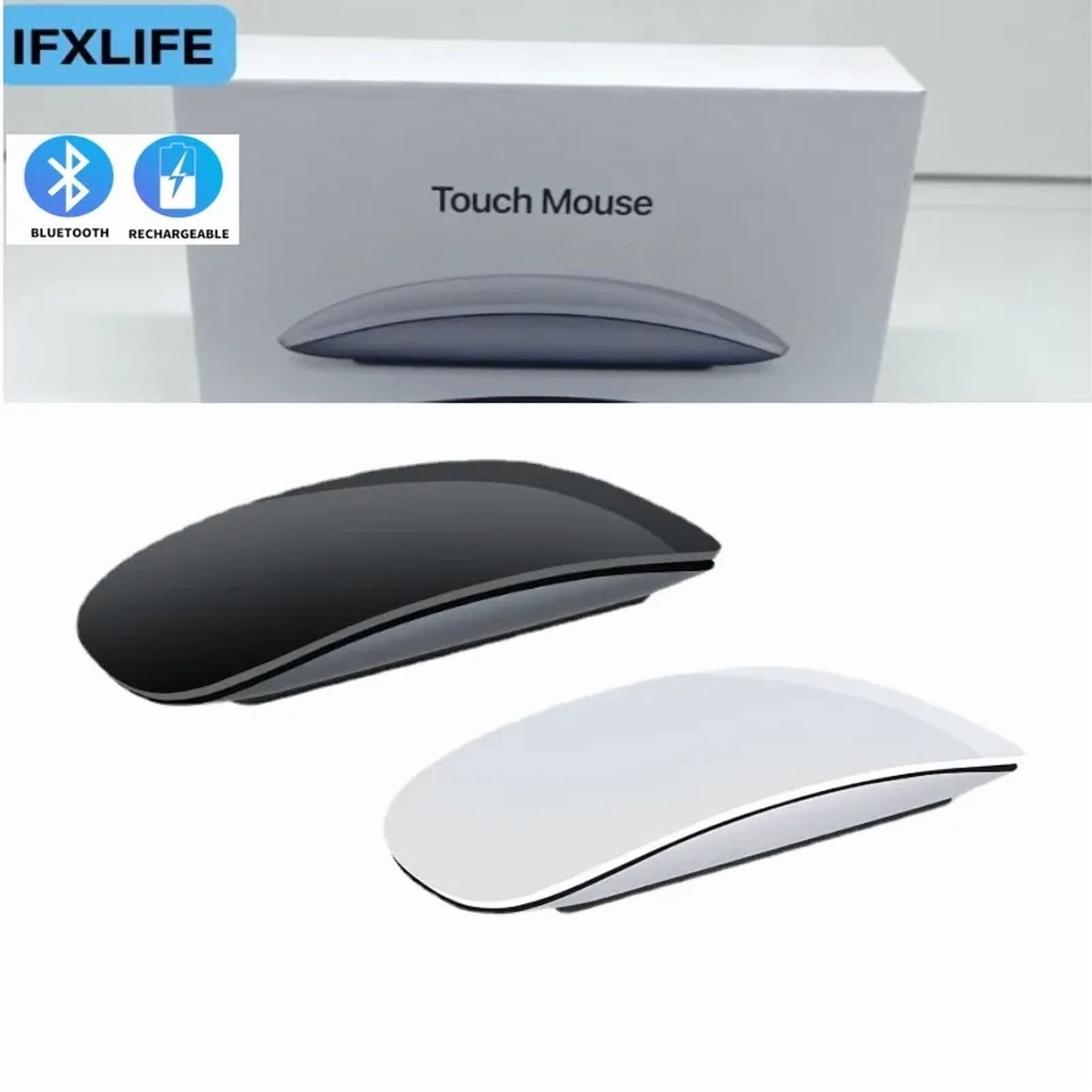 Smooth surface touch mouse Mouse Wireless Bluetooth Mouse for  Mac Book Pro Ergonomic Design   Office Supplie laptop accessories