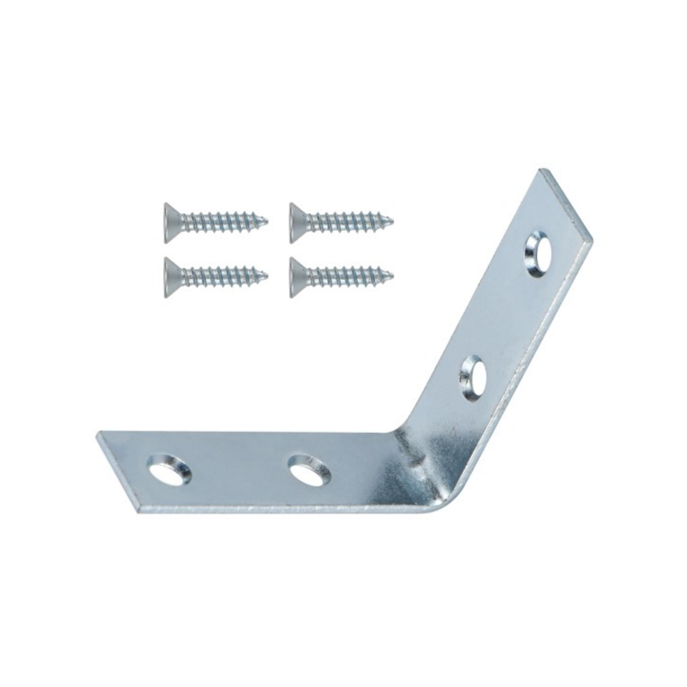4 in. Corner Brace, Zinc Plated (4 Pack)
