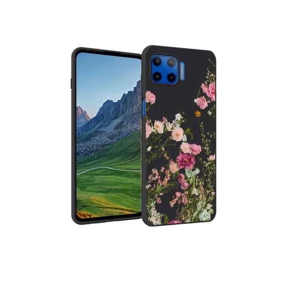 Floral-261 Phone Case, Degined for Moto G 5G Plus Case Men Women, Flexible Silicone Shockproof Case for Moto G 5G Plus