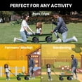 thumbnail image 2 of Jeep Wrangler Classic Pull Wagon by Delta Children – GREENGUARD Gold Certified, Durable Frame, 9 Inch Puncture-Proof Wheels, Great for Exploration and Play, Green, 2 of 10