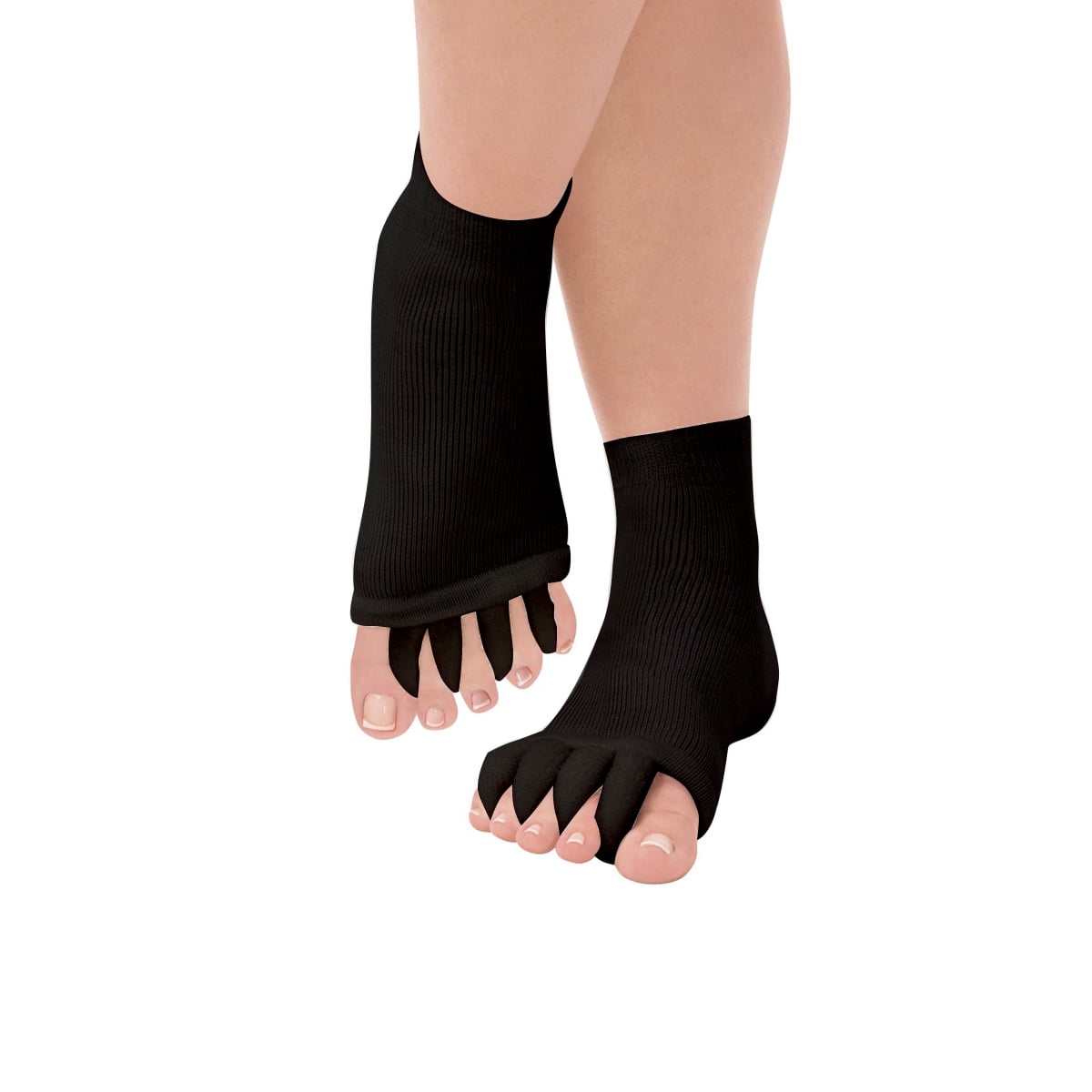 Breathable and Casual Socks for Trekking AONIJIE 2 Pairs Running Toe Socks Yoga and Gym Toe Separator Socks for Men and Women Comfort Five Finger Trainer Socks Athletic Socks