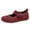 Red, variant on Wensltd Women Shoes Slip On Loafers Solid Color Spring Fall for Daily Office Wear