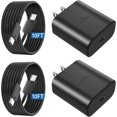 thumbnail image 1 of USB C Fast Charger 45W Compatible for Samsung Super Fast Charger Type C Android Phone Charger Block with 10FT Type C Charging Cable Compatible for Samsung Galaxy S26/S25/S24 Ultra/S24/S23/S22, 1 of 1