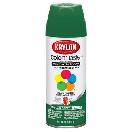 Krylon ColorMaster Emerald Green Spray Paint - Walmart.com