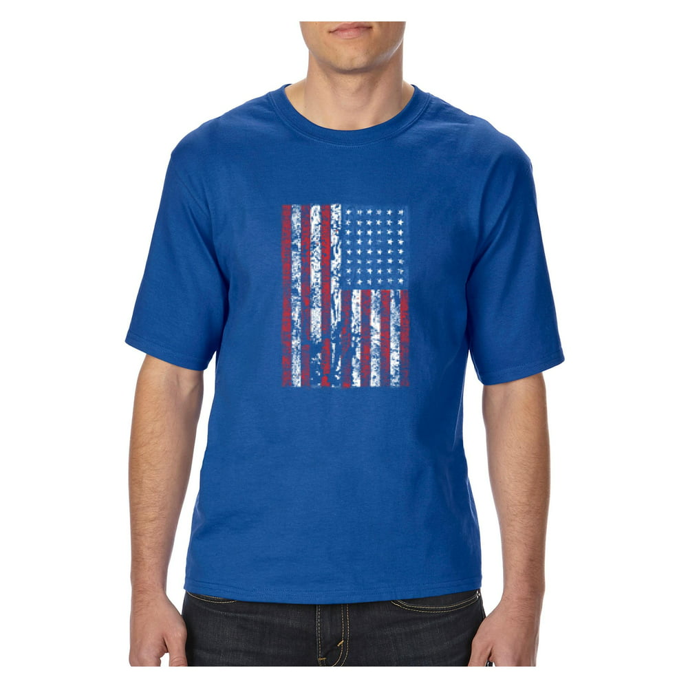 Mom's Favorite - Mens and Big Mens American Flag 4th of July T-Shirt ...