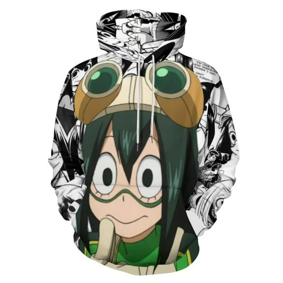 My Hero Academia Unisex Sweatshirts Loose Pullover Sweater Hooded Hoodie 3D Printing Jacket Winter Fall Clothes S
