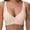Nude, variant on Women's Seamless Bras Wirefree, Deep V Petal Bralette No Underwire Plunge Everyday Bras Wireless Sports Bra