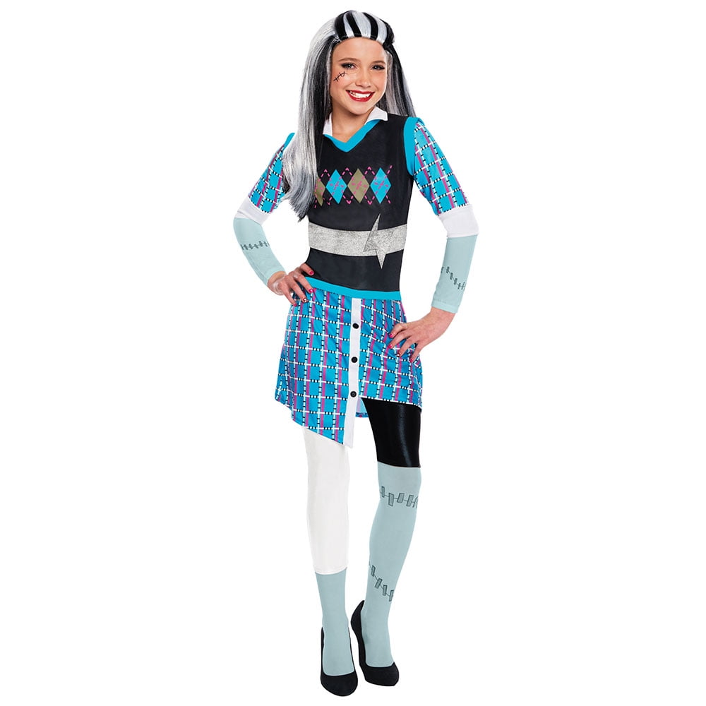 Girls Deluxe Frankie Stein Costume Size Medium 8-10 - Walmart.com