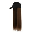 thumbnail image 1 of Adjustable Baseball Cap with Wig - High Temperature Silk Hairpiece, Quick Hairstyle for Cosplay Daily Wear, 1 of 3