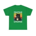thumbnail image 2 of That's What I Do I Drink Coffee I Hate People Black Cat T-Shirt, 2 of 2