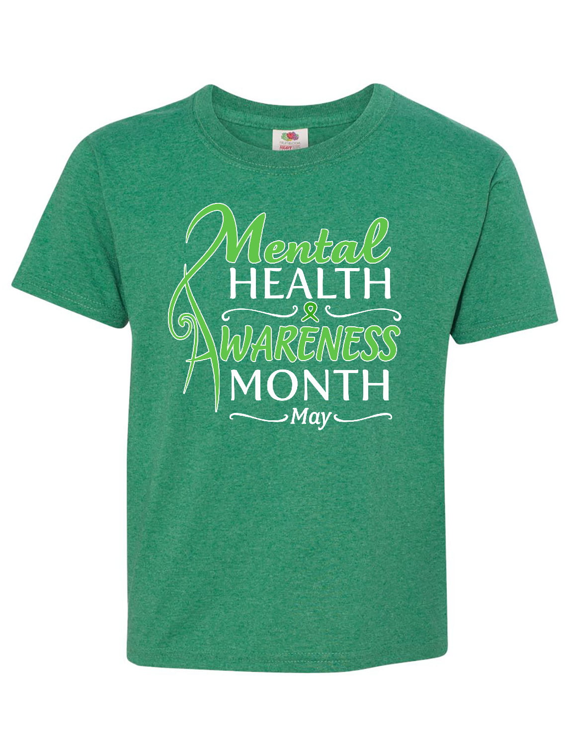 Inktastic Mental Health Awareness Month Child Short Sleeve T-Shirt ...