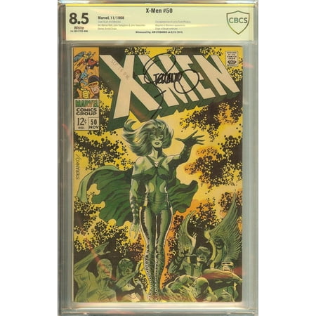 X-Men #50 Signed Jim Steranko CBCS Serial #19-2FA17C2-006 8.5 (not CGC) Polaris