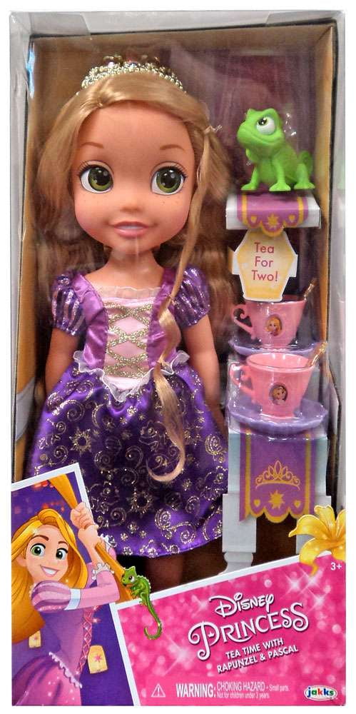 Age 3+ Disney Princess Tangled Movie Tea Time with Rapunzel and Pascal Doll New