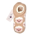 thumbnail image 2 of Secret Treasures Women's Double Cuff Critter Slipper Socks with 3D Poms, 1-Pack, 2 of 3