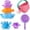 Bath Toys for Kids-5pcs A5, variant on Baby Bath Toys for Kids Ages 1-3 5PCS Toddler Bath Toys Mold Free Bathtub Shower Floating Water Toys for 6 Months Up Boy Girl Gifts