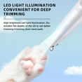 thumbnail image 4 of type c Dog Paw Trimmer with LED Light Fully Waterproof Pet Hair Trimmer with LED Display Clippers for Grooming 18mm Widen Blade, 4 of 6